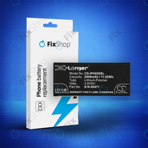 Μπαταρία για iPhone XR, 616-00471, 616-00468, 2900mAh, HQ