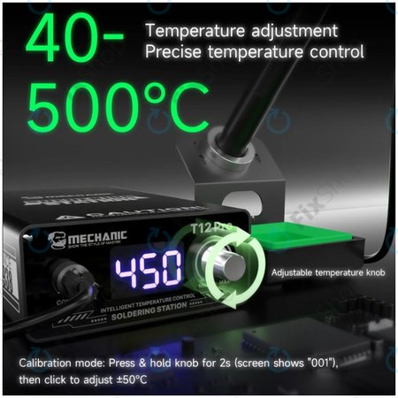 Ψηφιακός Σταθμός Συγκόλλησης (Black) για Mechanic T12 Pro