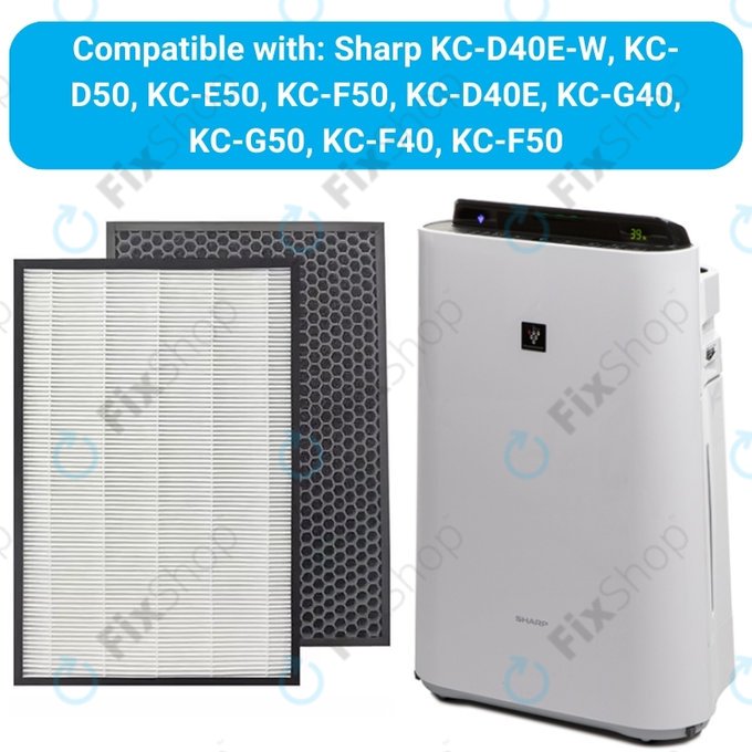HEPA φίλτρο (Ενεργός άνθρακας) για Sharp KC-series