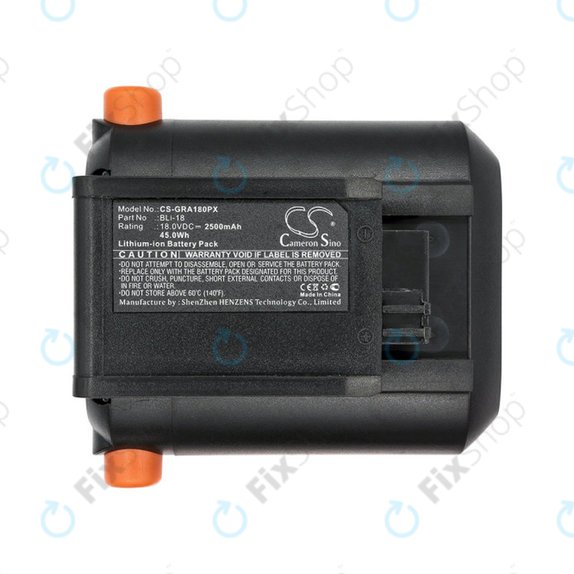 Μπαταρία για Gardena Accu Hedge, Accujet, Comfortcut Li-18, Easycut, Trimmer Easycut Li-18, 2500mAh, Li-Ion, 18V, BLi-18, HQ