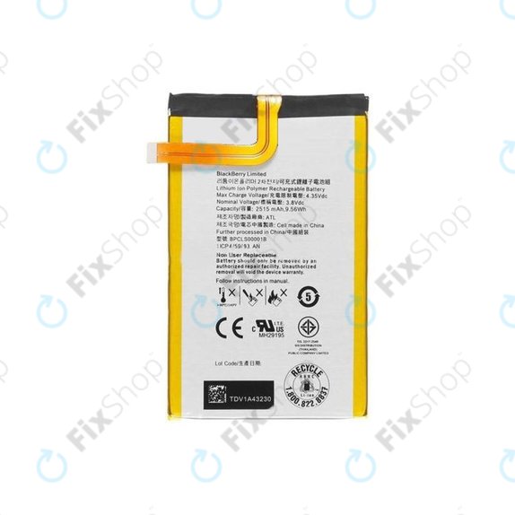 Μπαταρία για Blackberry Classic Q20, BPCLS00001B, 2515mAh