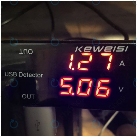 Ελεγκτής Φόρτισης USB για Smartphones (IN/OUT) για Keweisi