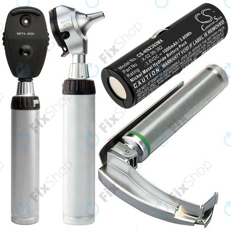 Μπαταρία για Heine Ophthalmoscope Beta 200, 1000mAh, Ni-MH, 3.6V, X-02.99.382, HQ