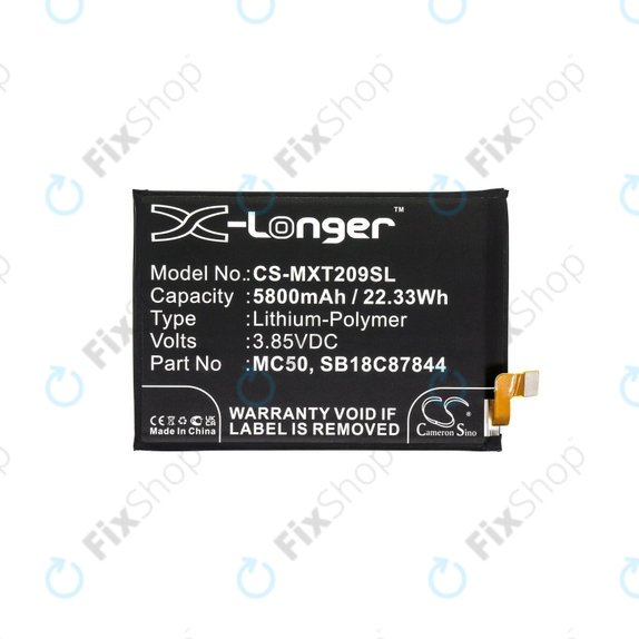 Μπαταρία για Motorola Moto G9 Power, 5800mAh, Li-Pol, 3.85 V, MC50, HQ