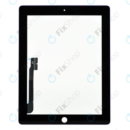 Οθόνη αφής για iPad 3, iPad 4, Μαύρο, Black