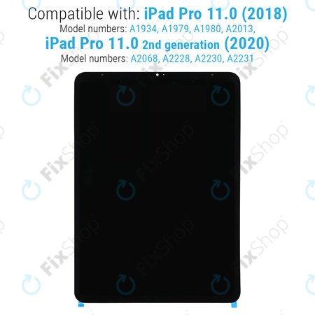 Οθόνη με οθόνη αφής για iPad Pro 11.0 (1st Gen 2018, 2nd Gen 2020), Refurbished