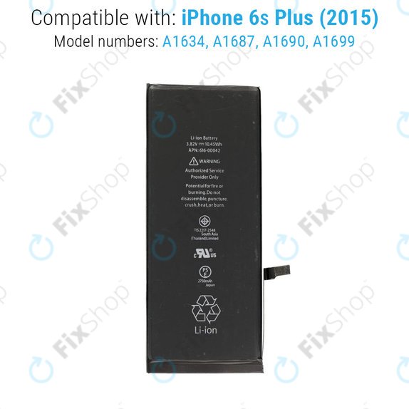 Μπαταρία για iPhone 6S Plus, 2750mAh