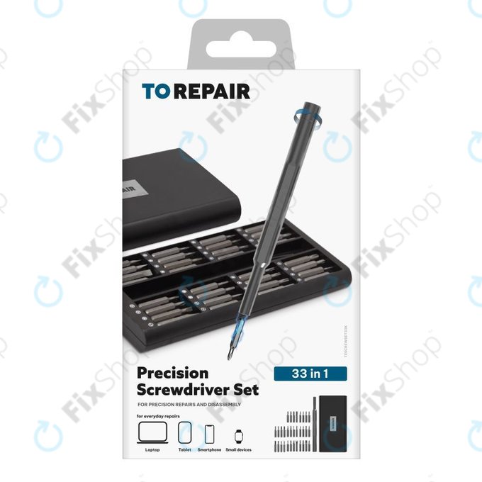 SBS - Σετ κατσαβιδιών με αλουμινένια λαβή 33σε1