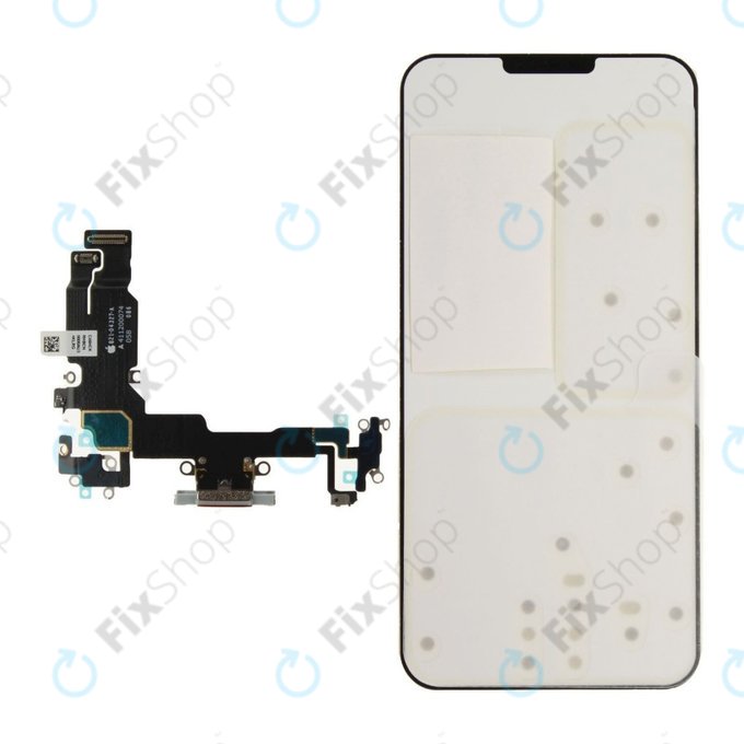 Επαφές Φόρτισης + Καλώδιο Flex για iPhone 15 | Blue | 923-09763 | Genuine Apple