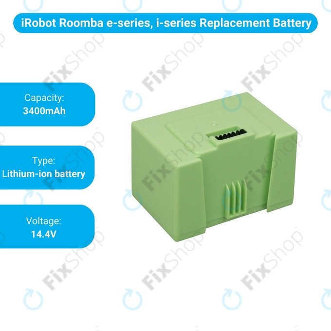 Μπαταρία για iRobot Roomba e-series, i-series, ABL-D1, 4624864, ABL-D2, 14.4V, 3400mAh