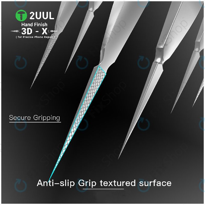 Πινέτα ακριβείας, 3D-X φινιρισμένη στο χέρι, 2UUL TW02