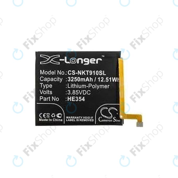 Μπαταρία για Nokia 9 PureView, HE354, 3250mAh, HQ