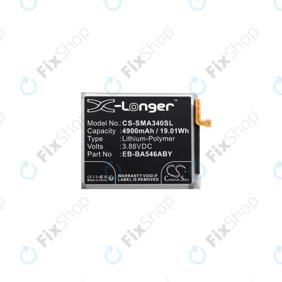 Μπαταρία για Samsung A34 5G A346B, EB-BA546ABY, 4900mAh, HQ