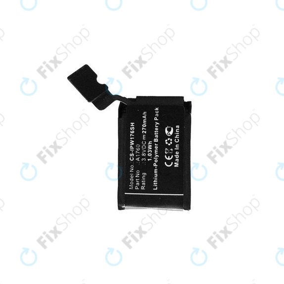 Μπαταρία για Apple Watch 2 38mm, A1760, 270mAh, HQ