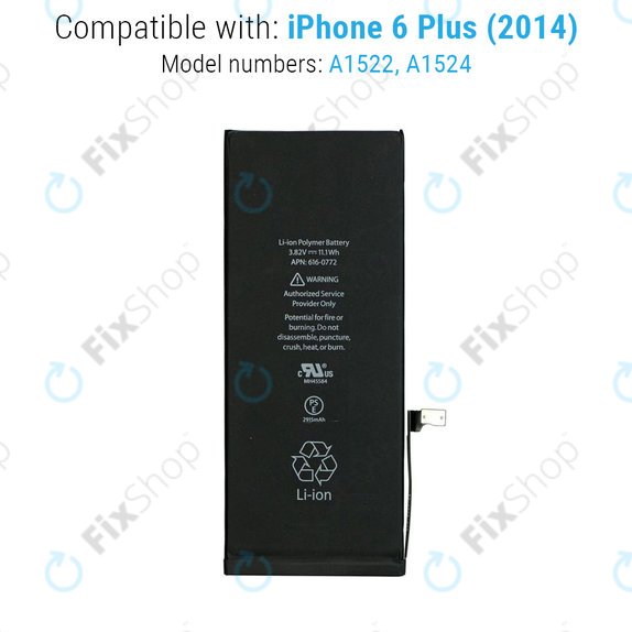 Μπαταρία για iPhone 6 Plus, 2915mAh