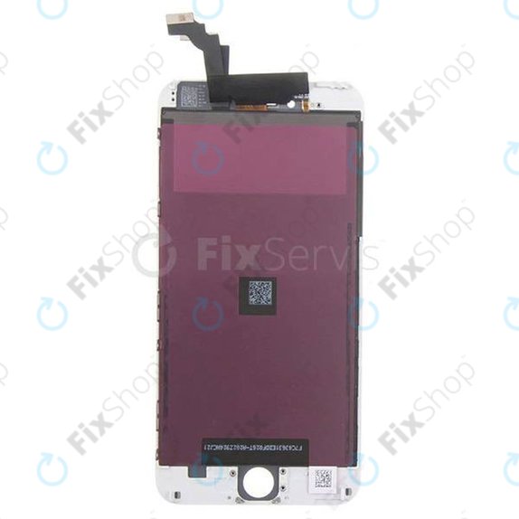 Οθόνη για iPhone 6 Plus, White, Αφής με πλαίσιο