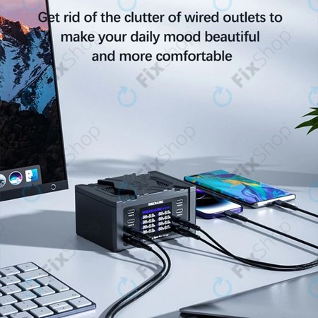 Σταθμός Φόρτισης USB με USB-C, USB 3.0 για Mechanic V-Power 8 Pro