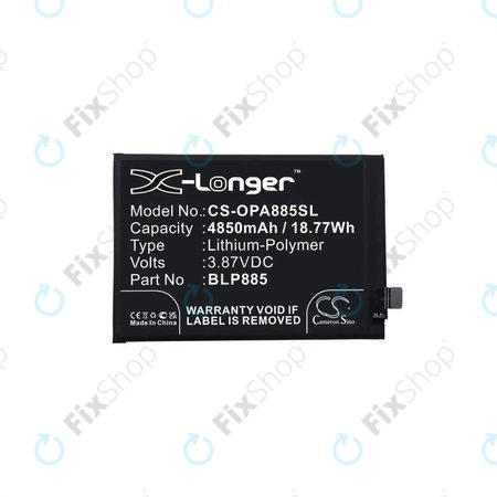 Battery για Oppo A96 CPH2333 | BLP885 | 4850mAh | HQ