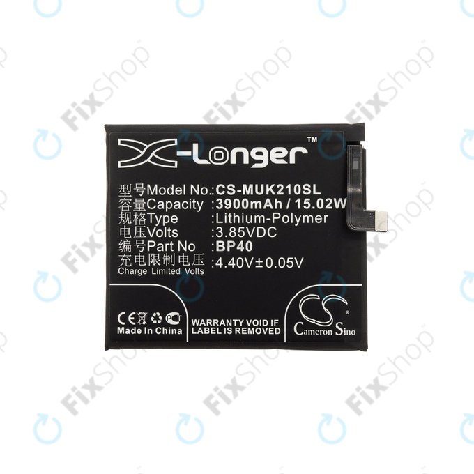 Μπαταρία για Xiaomi Mi 9T Pro, BP40, 3900mAh, HQ