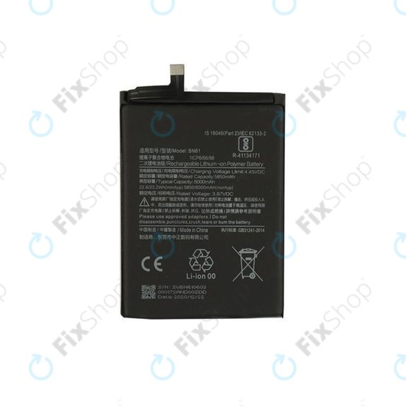 Μπαταρία για Xiaomi Poco X3, X3 NFC, X3 Pro, BN57, BN61, 5160mAh