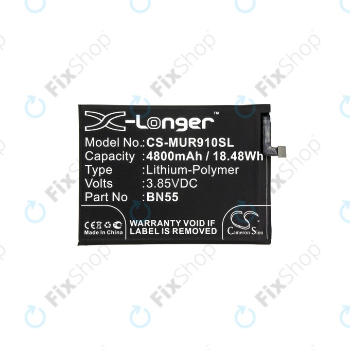 Μπαταρία για Xiaomi Redmi Note 9S, BN55, 4800mAh, HQ