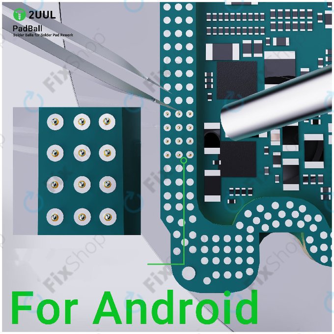 Μπίλιες συγκόλλησης για επισκευή Android, 2UUL PB02