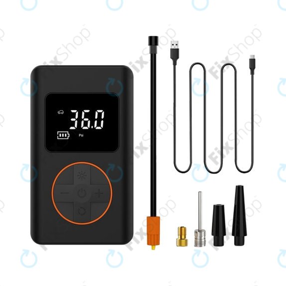 Portable electric Air compressor with accessories | 7.4V, 1800mAh