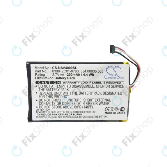 Μπαταρία για Navigon 40 Easy, Plus, Premium, 1200mAh, Li-Pol, 3.7V, 8390-ZC01-0780, HQ