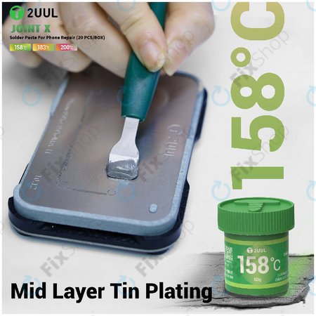 Πάστα συγκόλλησης, χαμηλής θερμοκρασίας, 2UUL FS158, (158C)