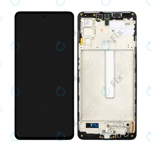 Συγκρότημα οθόνης για Samsung M52 5G, M526B, Black, Aftermarket