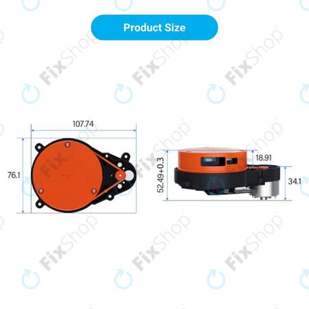 Laser Αισθητήρας Απόστασης για Xiaomi Roborock S4 Max | S5 (Mijia 1S) | S5 Max | S6 | S6 MaxV | S6 Pure | S7