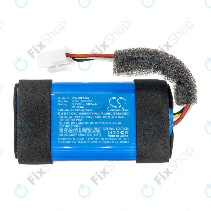 Μπαταρία για JBL Flip 6, 6800mAh, Li-Ion, 3.7V, GSP-1S2P-F6D, HQ