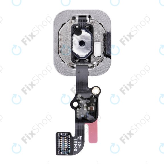 Κουμπί Αρχικής Οθόνης + Καλώδιο Flex για iPhone 6S | 6S Plus | Ασημί | Silver