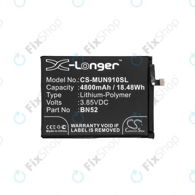 Battery για Xiaomi Redmi Note 9 Pro | BN52 | 4800mAh | HQ