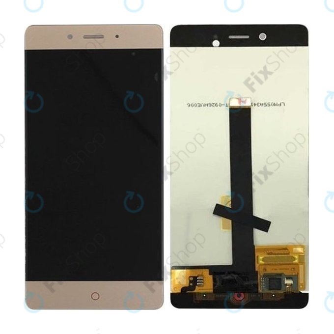 Οθόνη με οθόνη αφής για Nubia Z11, Gold, Aftermarket