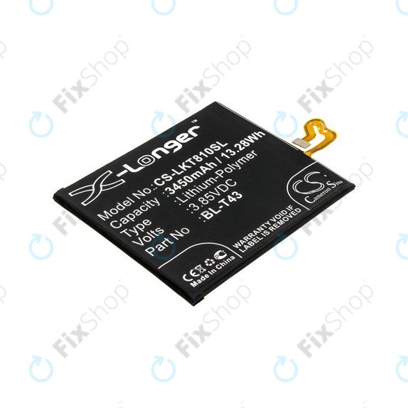 Μπαταρία για LG G8S ThinQ, ThinQ Global, 3450mAh, Li-Pol, 3.85V, BL-T43, HQ