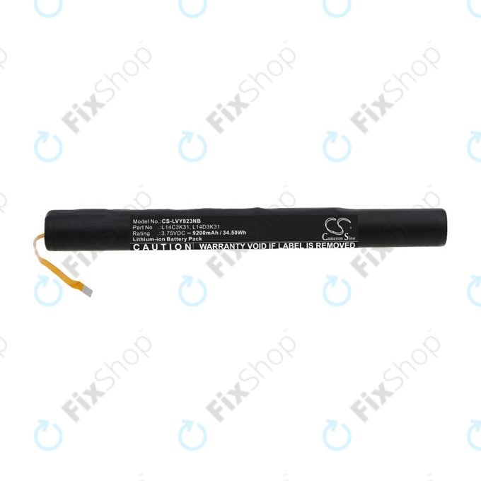 Μπαταρία για Lenovo Yoga Tablet 2, 9200mAh, Li-Ion, 3.75V, L14C3K31, HQ