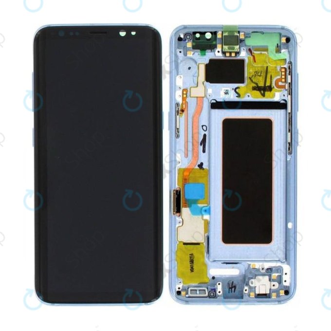 LCD Display Assembly για Samsung S8 | G950F | GH97-20457D | GH97-20473D | GH97-20458D | GH97-20629D | Coral Blue | Service Pack