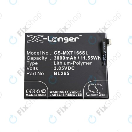 Μπαταρία για Motorola Moto M XT1663, BL265, 3000mAh, HQ