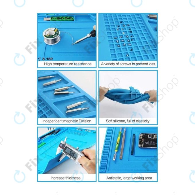 Αντιστατικό Θερμοανθεκτικό Μαξιλάρι Σιλικόνης ESD - 45 x 30cm