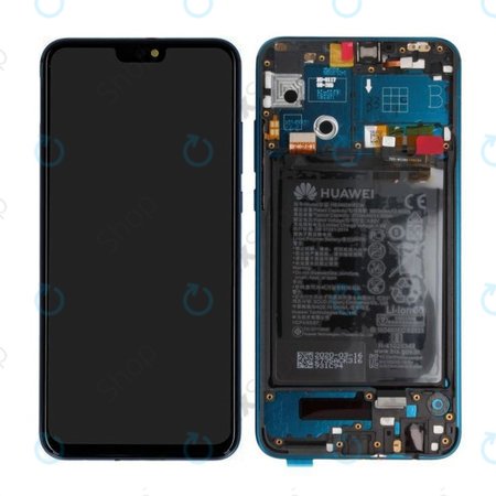 LCD Display Assembly με Battery για Huawei Honor 9X Lite | 02353QJT | Emerald Green | Service Pack