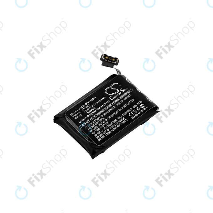 Μπαταρία για Apple Watch 3 38 mm, 260mAh, GPS Version, Li-Pol, 3.81 V, A1847, HQ