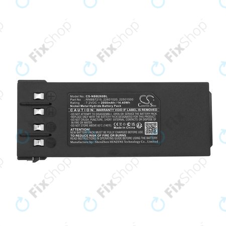 Μπαταρία για Hiab 077 Hiduo, 088CL, 095, 2000mAh, Ni-MH, 7.2V, RNBB7215, 2.250.1000, HQ