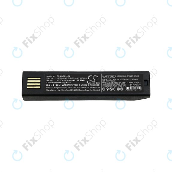 Battery για Honeywell 1202g, 1452G, 1472G, 1902GHD/GSR, 1911i, 1981i, 3820/i, 4620, 4820/i, 5620, 6320, 8675i, Xenon 3820/i, 4820/i, 5620, 6320 | 100000495 | S-L-0526-E | 013283 | 3400mAh | HQ