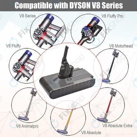 Μπαταρία για Dyson V8, 215681, PM8-US-HFB1497A, 21.6V, 4000mAh