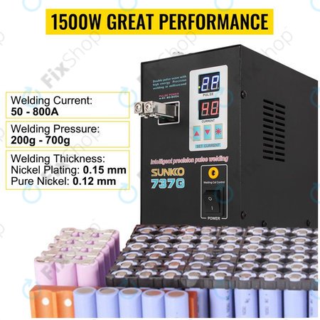 Μηχανή Συγκόλλησης Σημείου (1.5KW) για Sunkko 737G