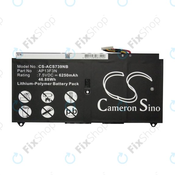 Μπαταρία για Acer Aspire S7, 6250mAh, Li-Pol, 7.5V, AP13F3N, HQ