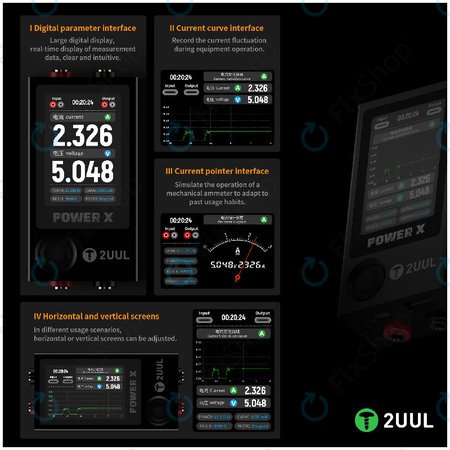 USB μετρητής τάσης και έντασης (πολύμετρο), 2UUL PW11