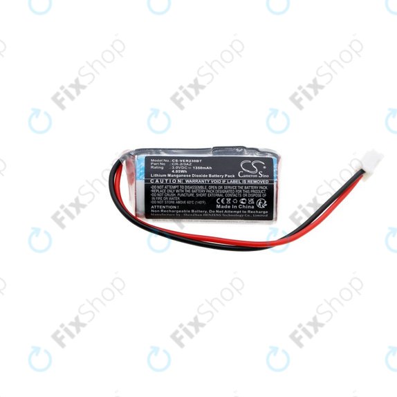 Μπαταρία για Verisure, 1350mAh, Li-MnO2, 3V, CR-2/3AZ, HQ