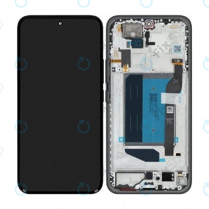 Οθόνη για Xiaomi Redmi Note 15 Pro+ 5G, Midnight Black, Αφής με πλαίσιο, 5600260P16U00, Genuine Service Pack